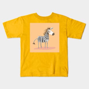 Elegant Zebra Stripes Kids T-Shirt